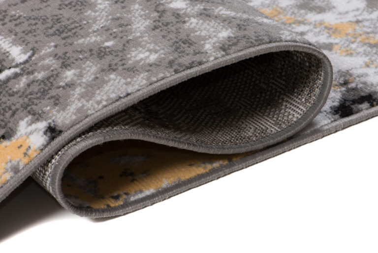 Alfombra Maya Gris Amarillo Moderno