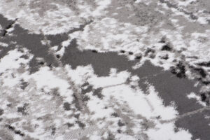 Alfombra Maya Gris Negro Moderno