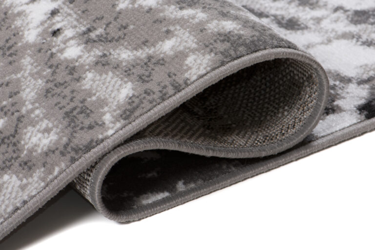 Alfombra Maya Gris Negro Moderno