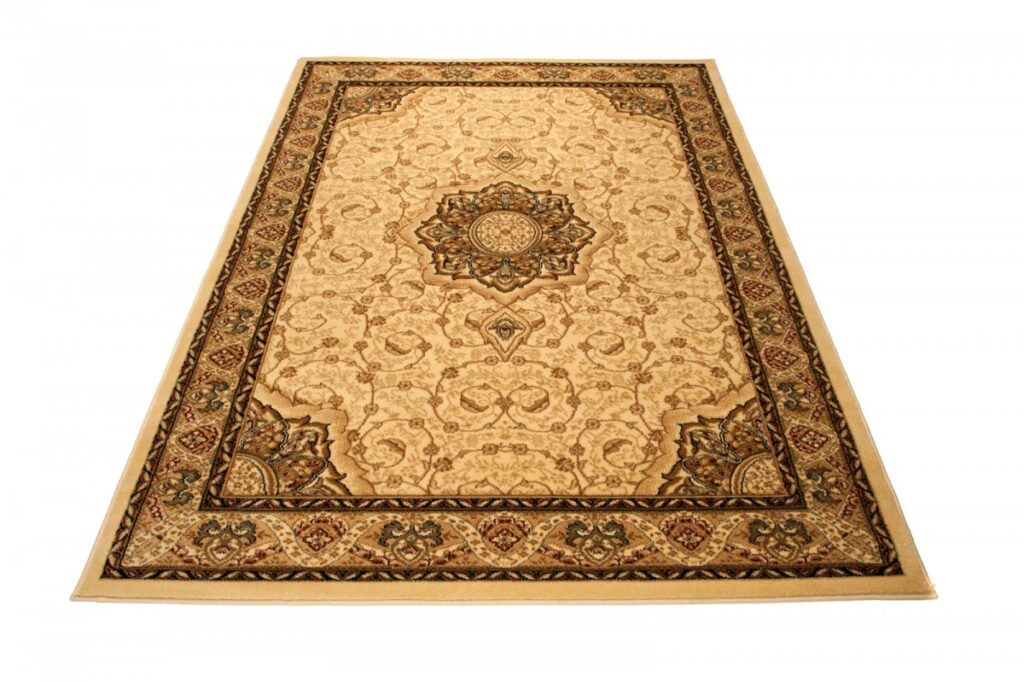 Alfombra Tradicional Yesemek Crema Medallón