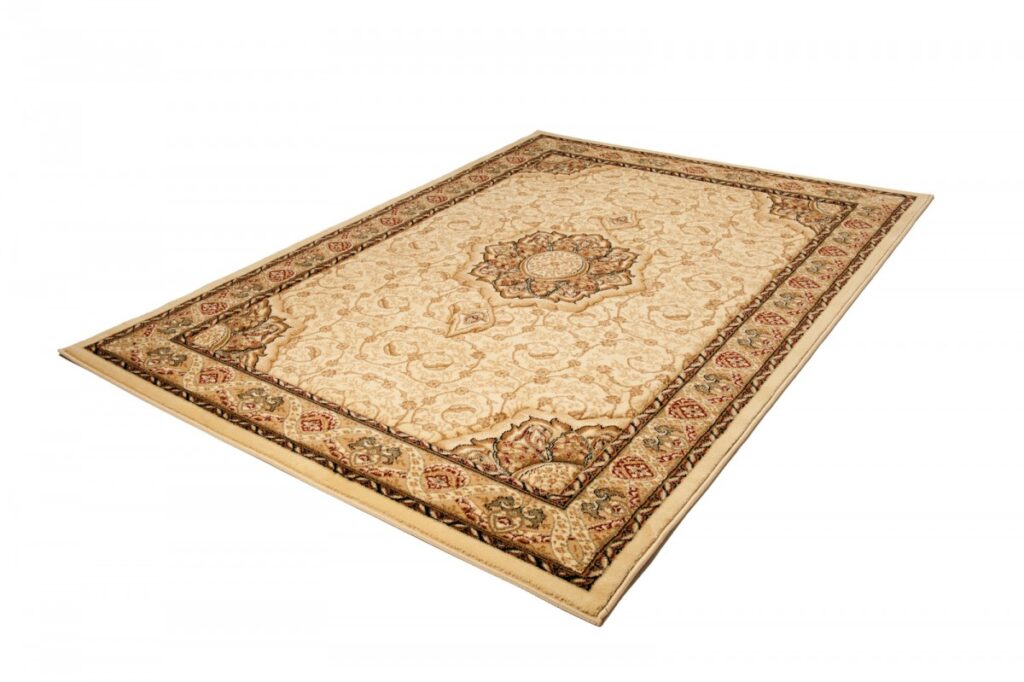 Alfombra Tradicional Yesemek Crema Medallón