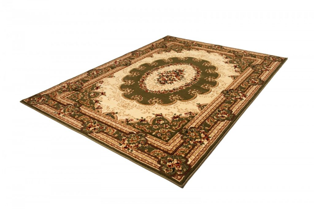 Alfombra Tradicional Yesemek Verde Ornamental
