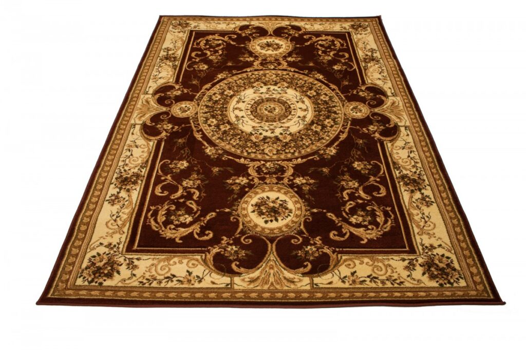 Alfombra Tradicional Yesemek Marrón Rosetón