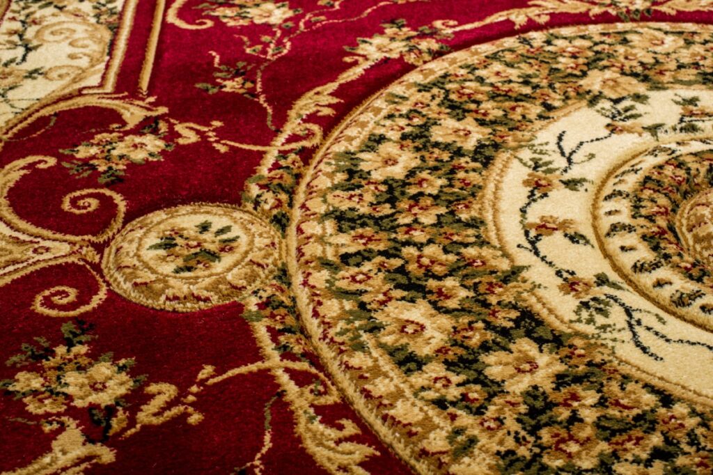 Alfombra Tradicional Yesemek Rojo Rosetón