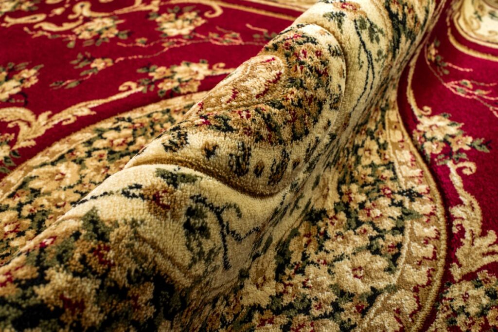 Alfombra Tradicional Yesemek Rojo Rosetón