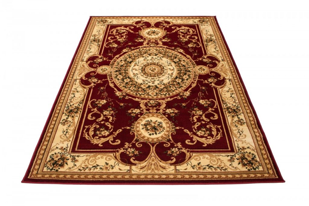 Alfombra Tradicional Yesemek Rojo Rosetón