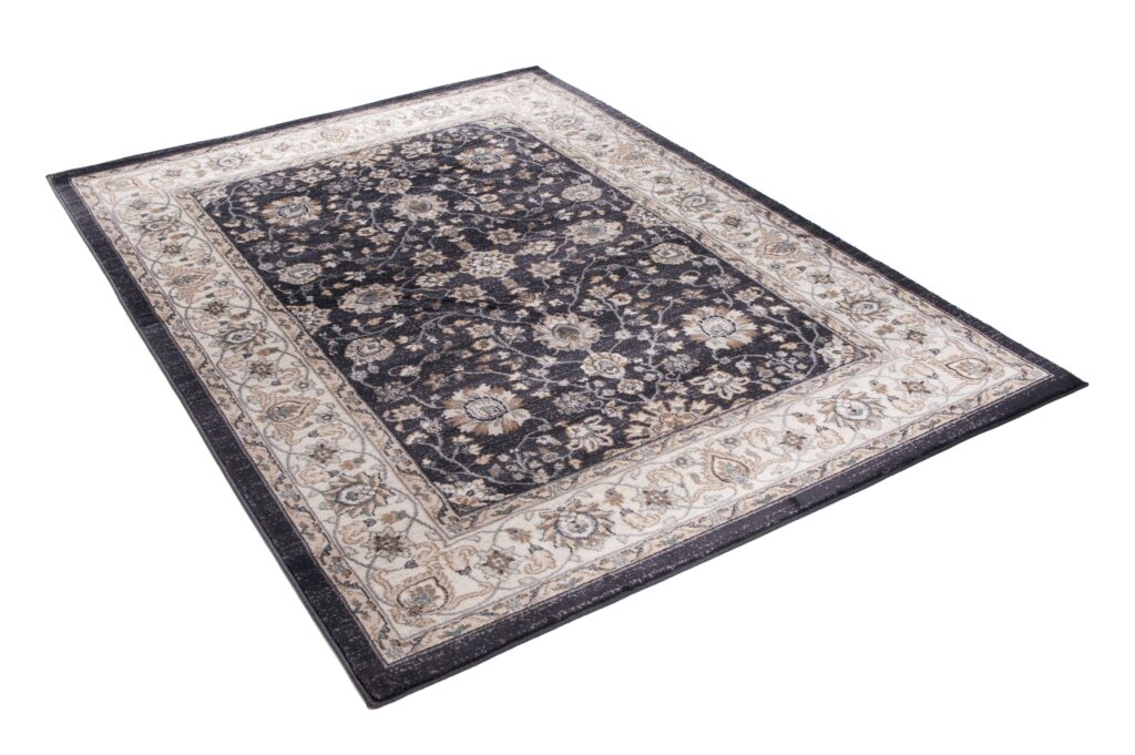 Alfombra Colorado Clásico Negro Crema