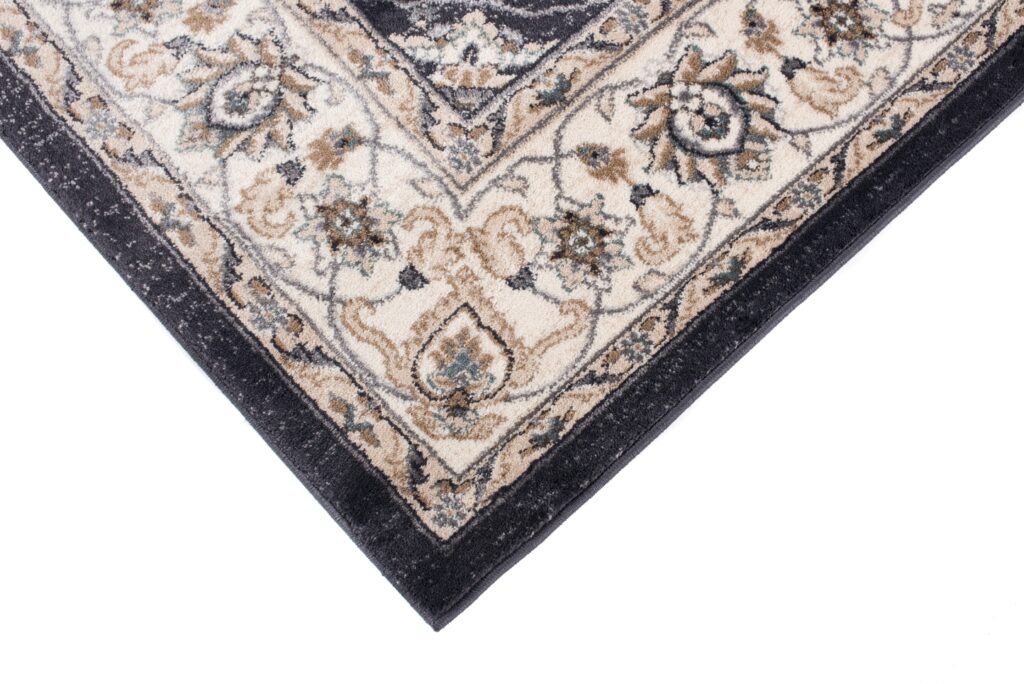 Alfombra Colorado Clásico Negro Crema