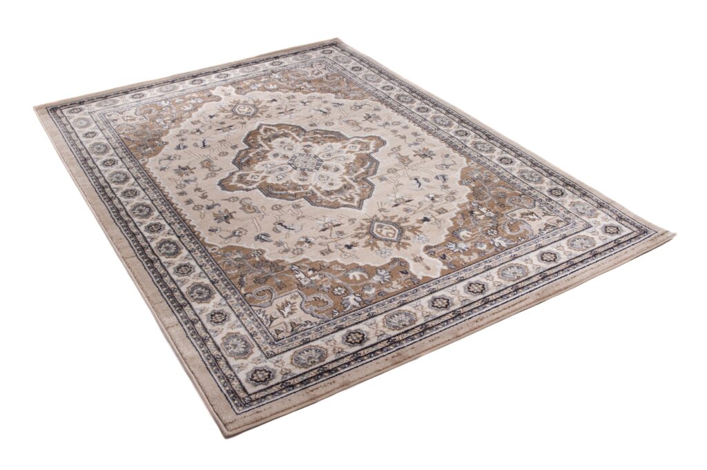 Alfombra Colorado Tradicional Beige Crema Ornamental