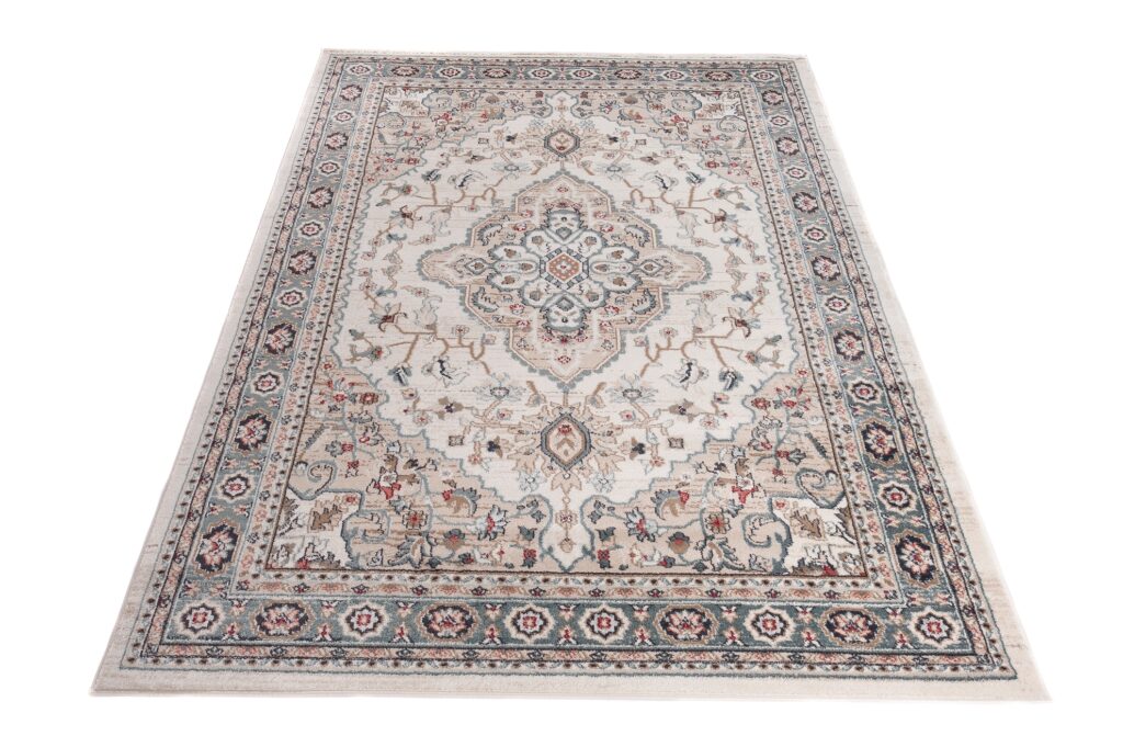 Alfombra Colorado Tradicional Crema Beige Ornamental