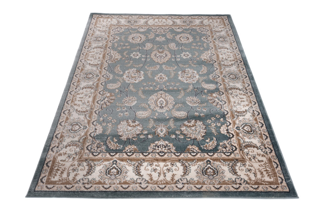 Alfombra Colorado Clásico Azul Beige Ornamental