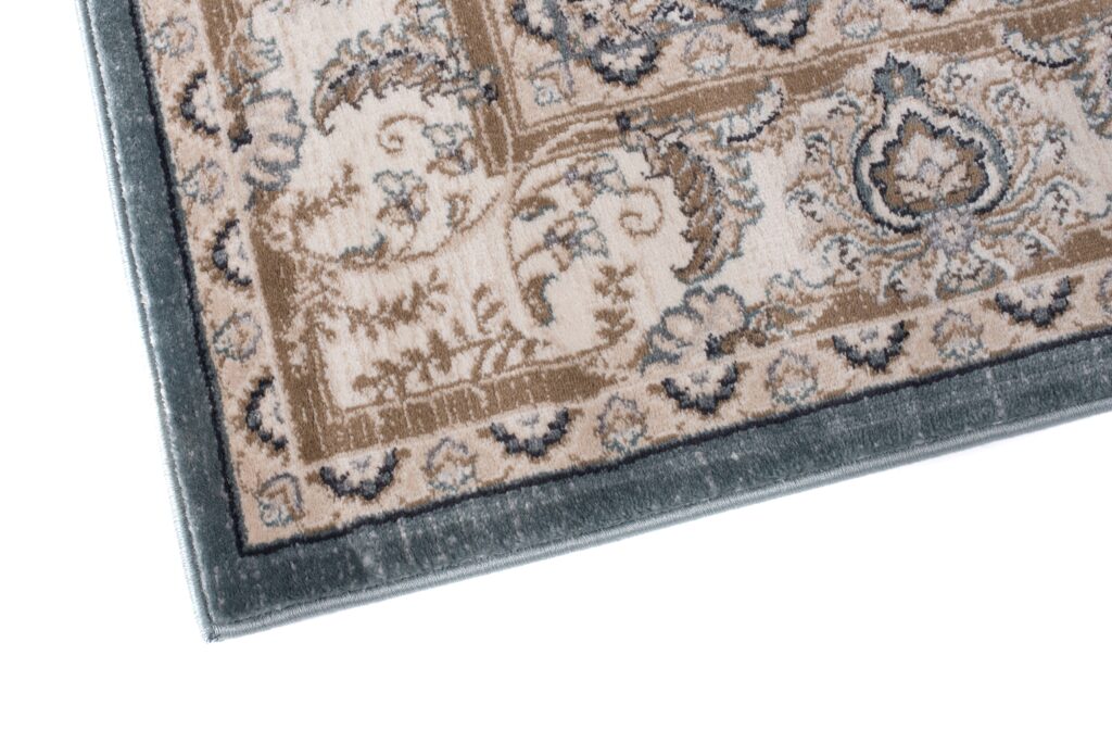 Alfombra Colorado Clásico Azul Beige Ornamental