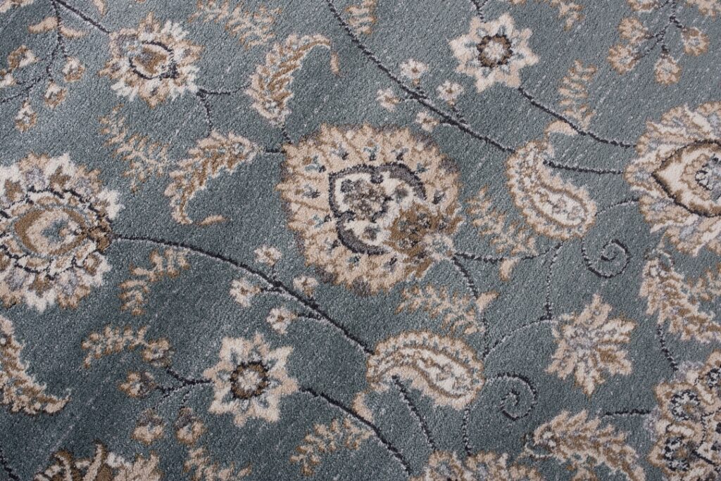Alfombra Colorado Clásico Azul Beige Ornamental