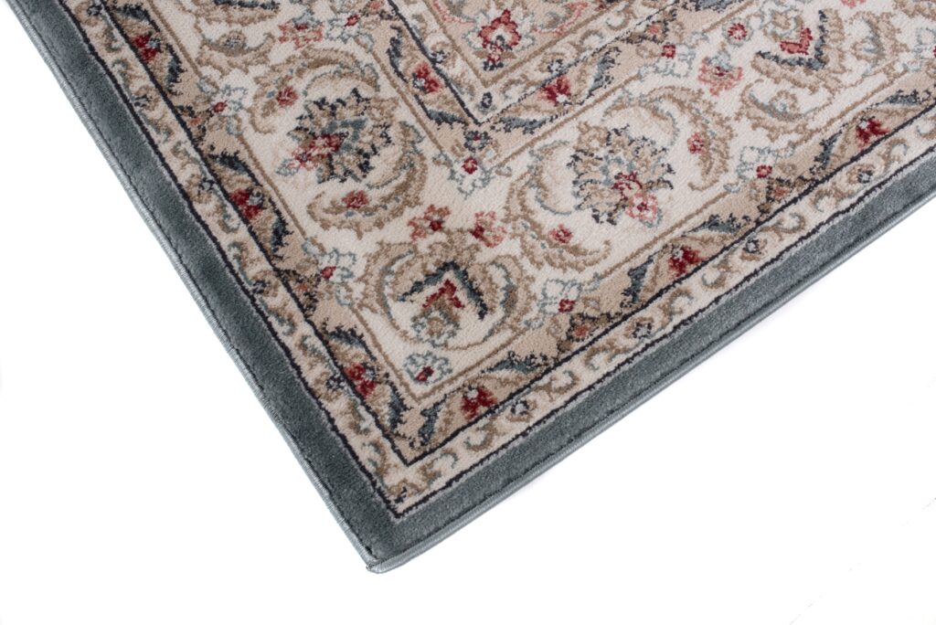 Alfombra Colorado Azul Crema Rojo Tradicional