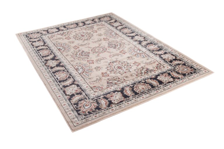 Alfombra Colorado Tradicional Beige Gris Rojo