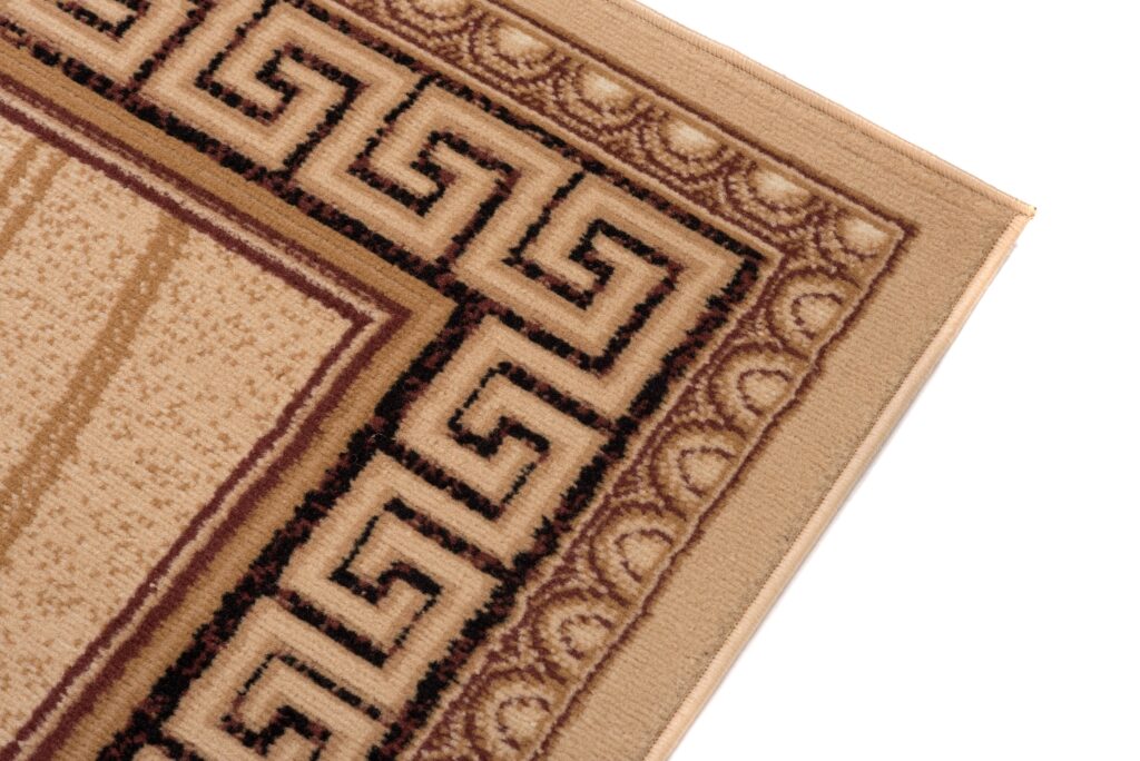 Alfombra Atlas Beige Marrón Clásico Floral