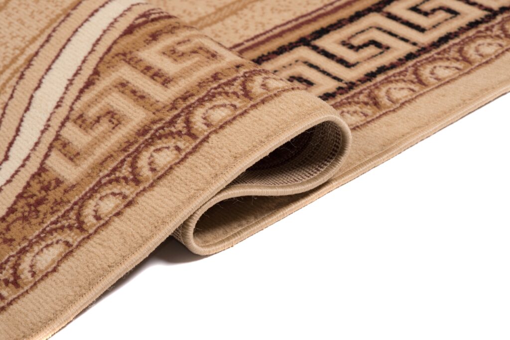 Alfombra Atlas Beige Marrón Clásico Floral