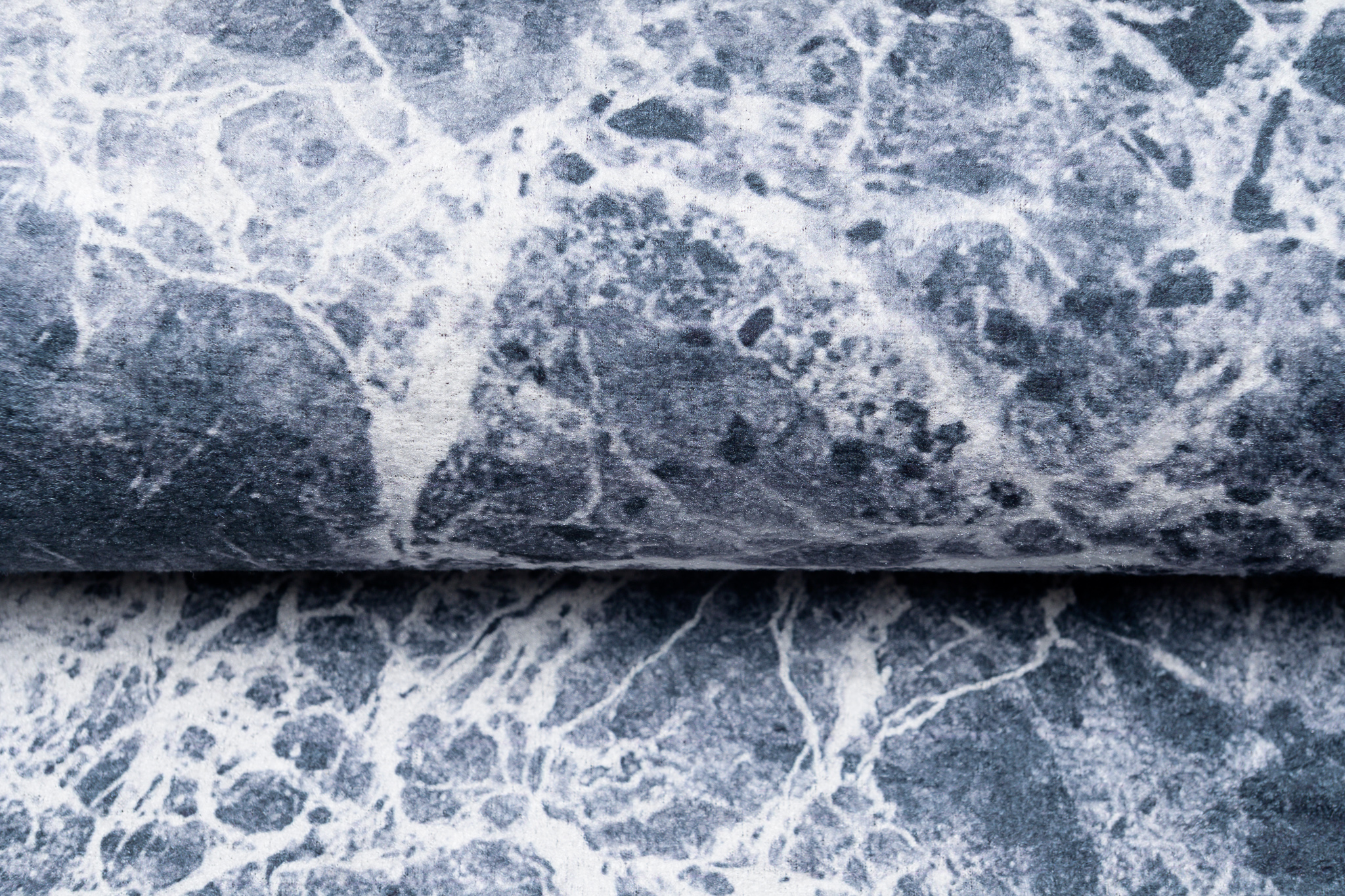 Alfombra Toscana Gris Azul Marino Mármol Claro