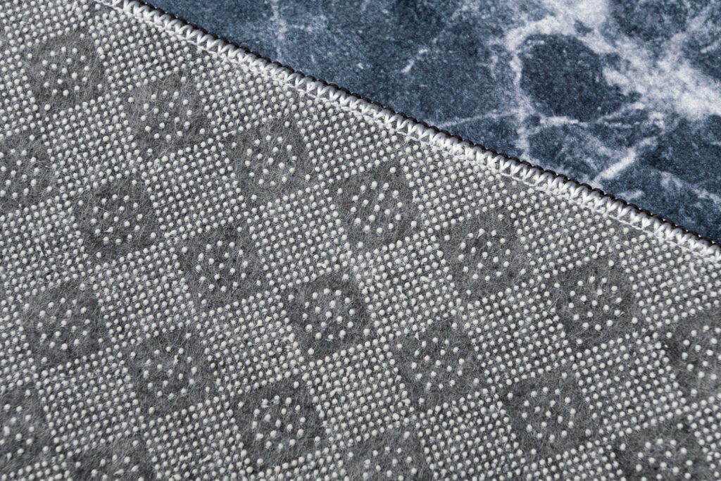 Alfombra Toscana Gris Azul Marino Mármol Claro