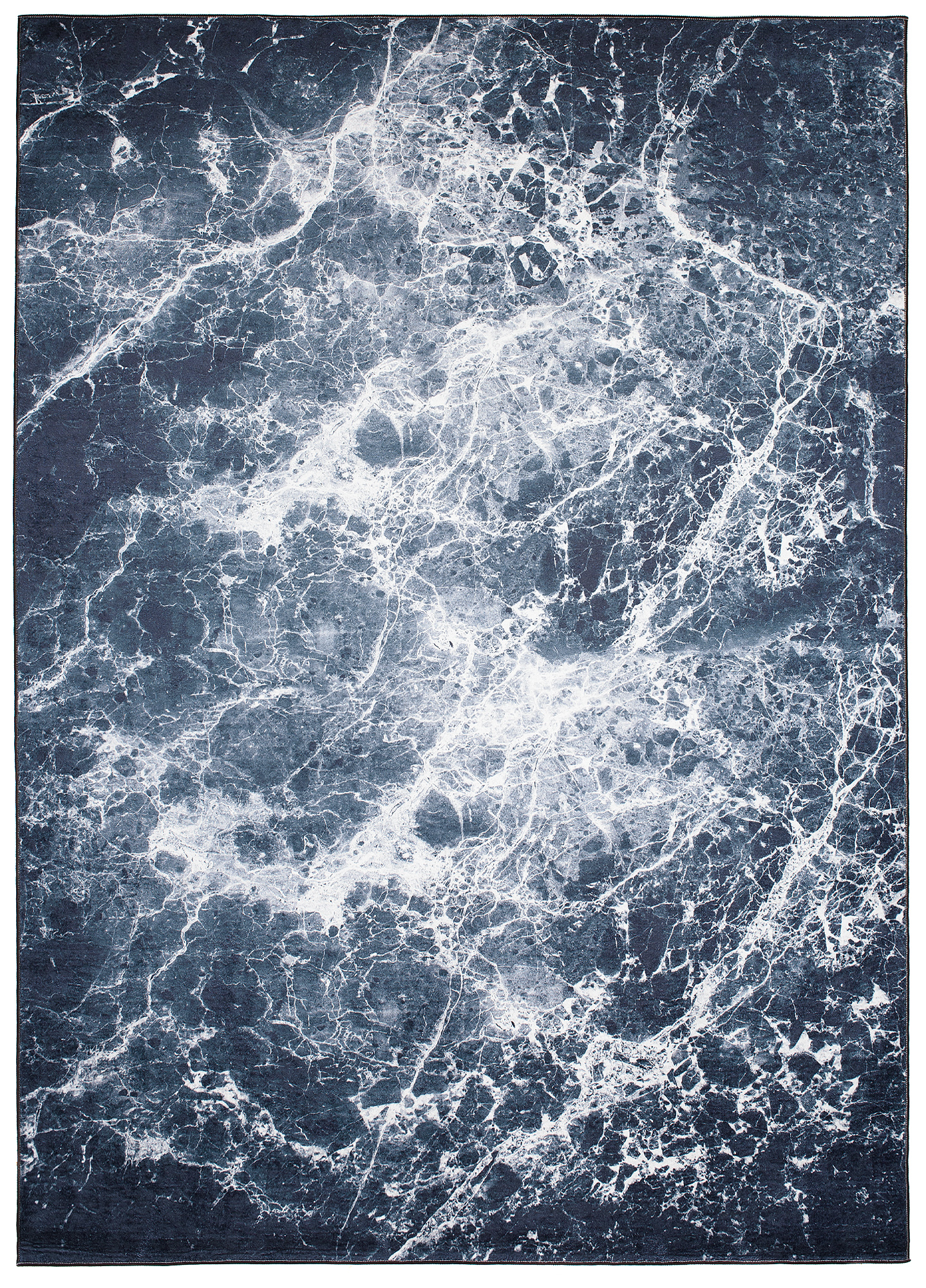 Alfombra Toscana Gris Azul Marino Mármol Claro