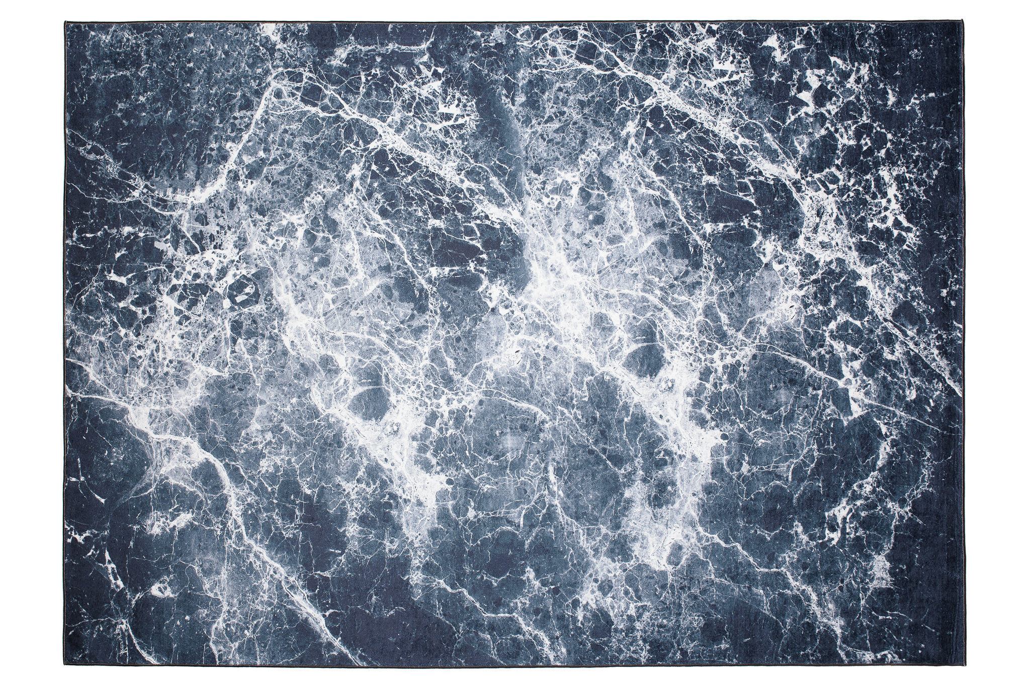 Alfombra Toscana Gris Azul Marino Mármol Claro
