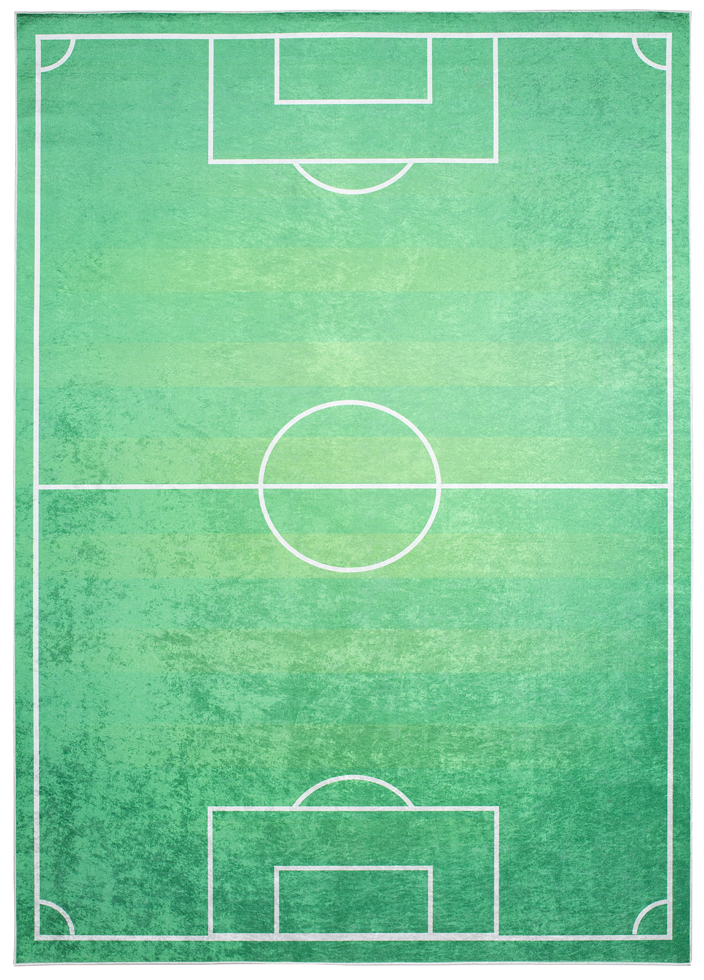 Alfombra Infantil Emma Lavable Antideslizante Verde Campo de Fútbol