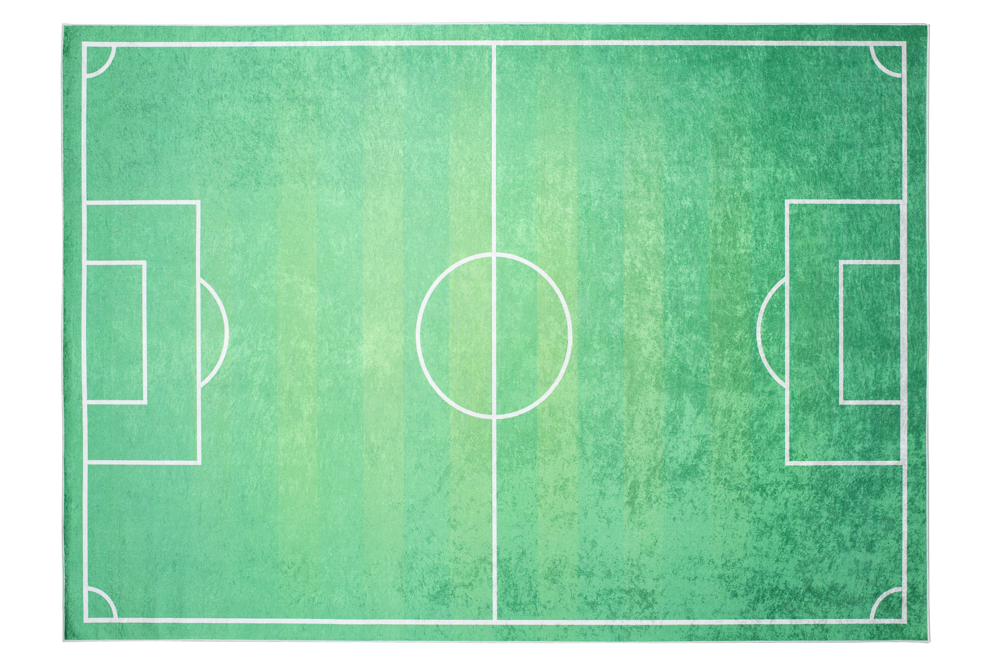 Alfombra Infantil Emma Lavable Antideslizante Verde Campo de Fútbol