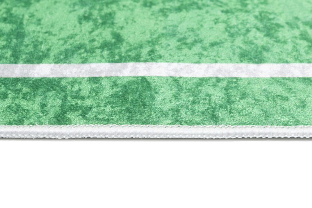 Alfombra Infantil Emma Lavable Antideslizante Verde Campo de Fútbol