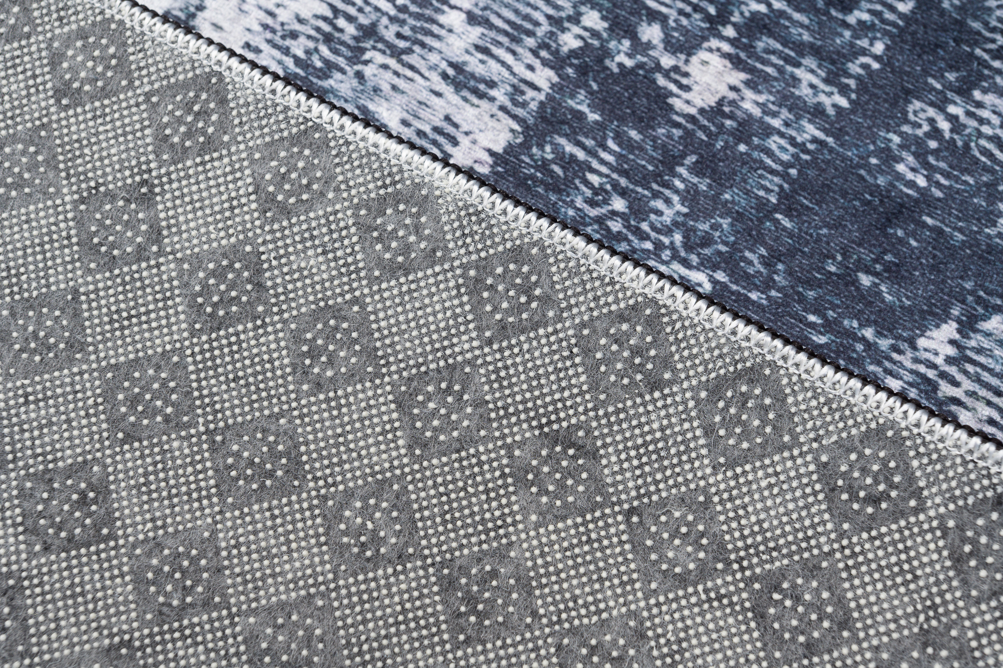 Alfombra Toscana Desgastada Gris Azul Antideslizante
