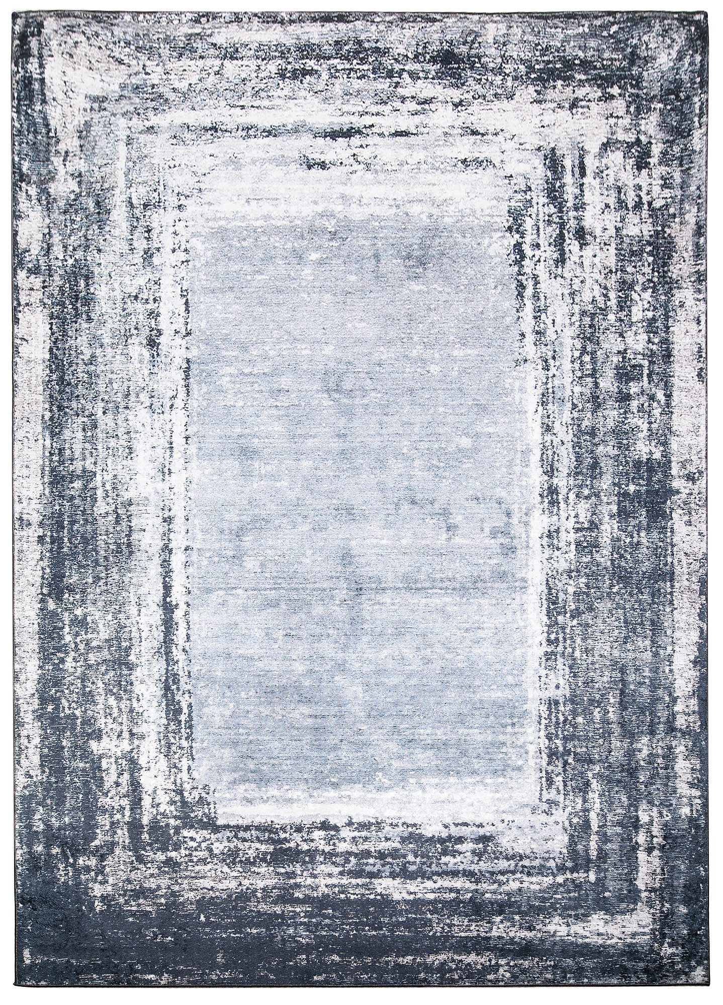 Alfombra Toscana Desgastada Gris Azul Antideslizante