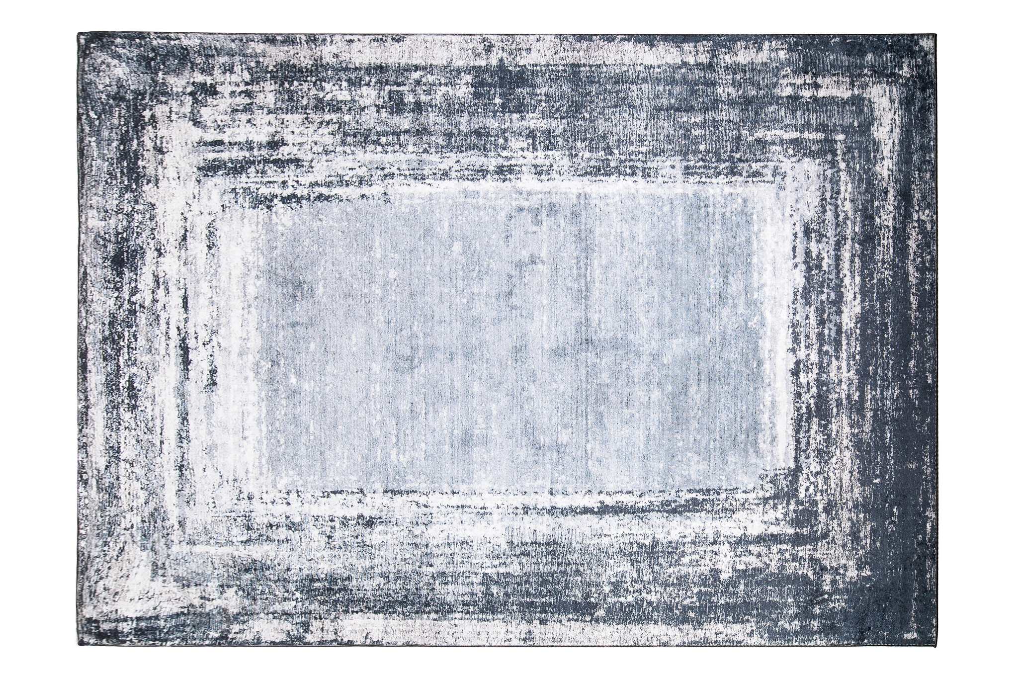 Alfombra Toscana Desgastada Gris Azul Antideslizante