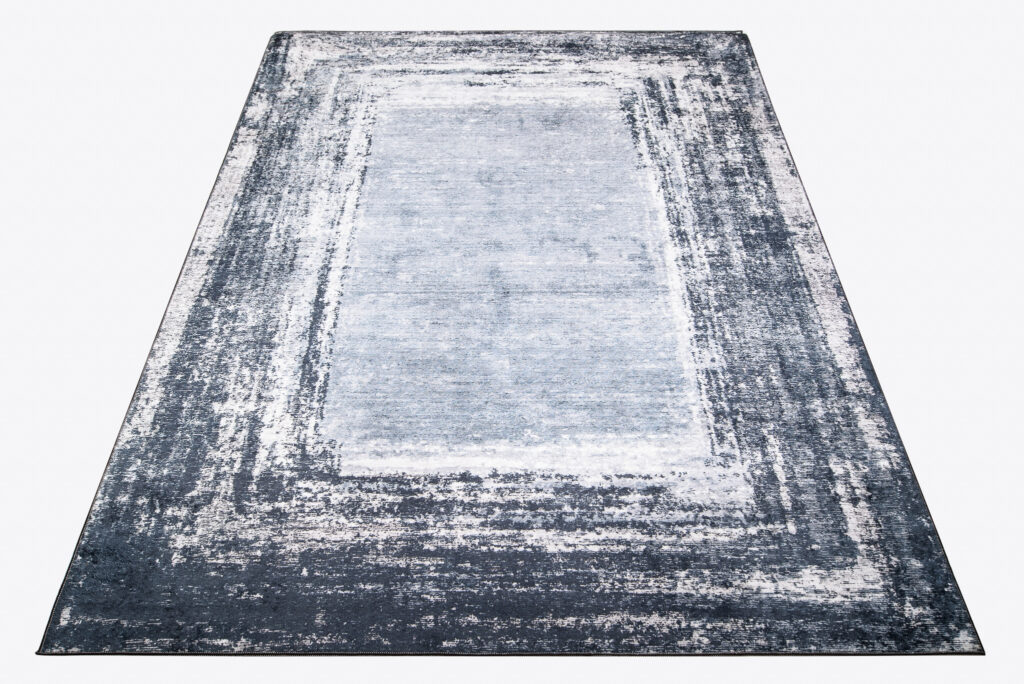 Alfombra Toscana Desgastada Gris Azul Antideslizante