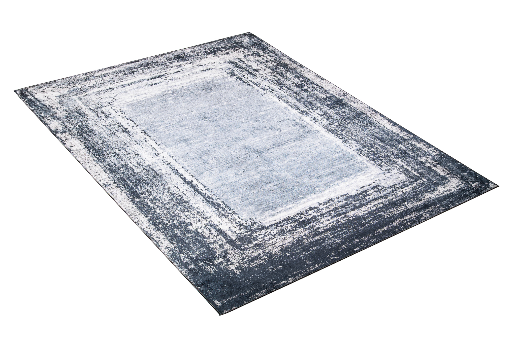 Alfombra Toscana Desgastada Gris Azul Antideslizante