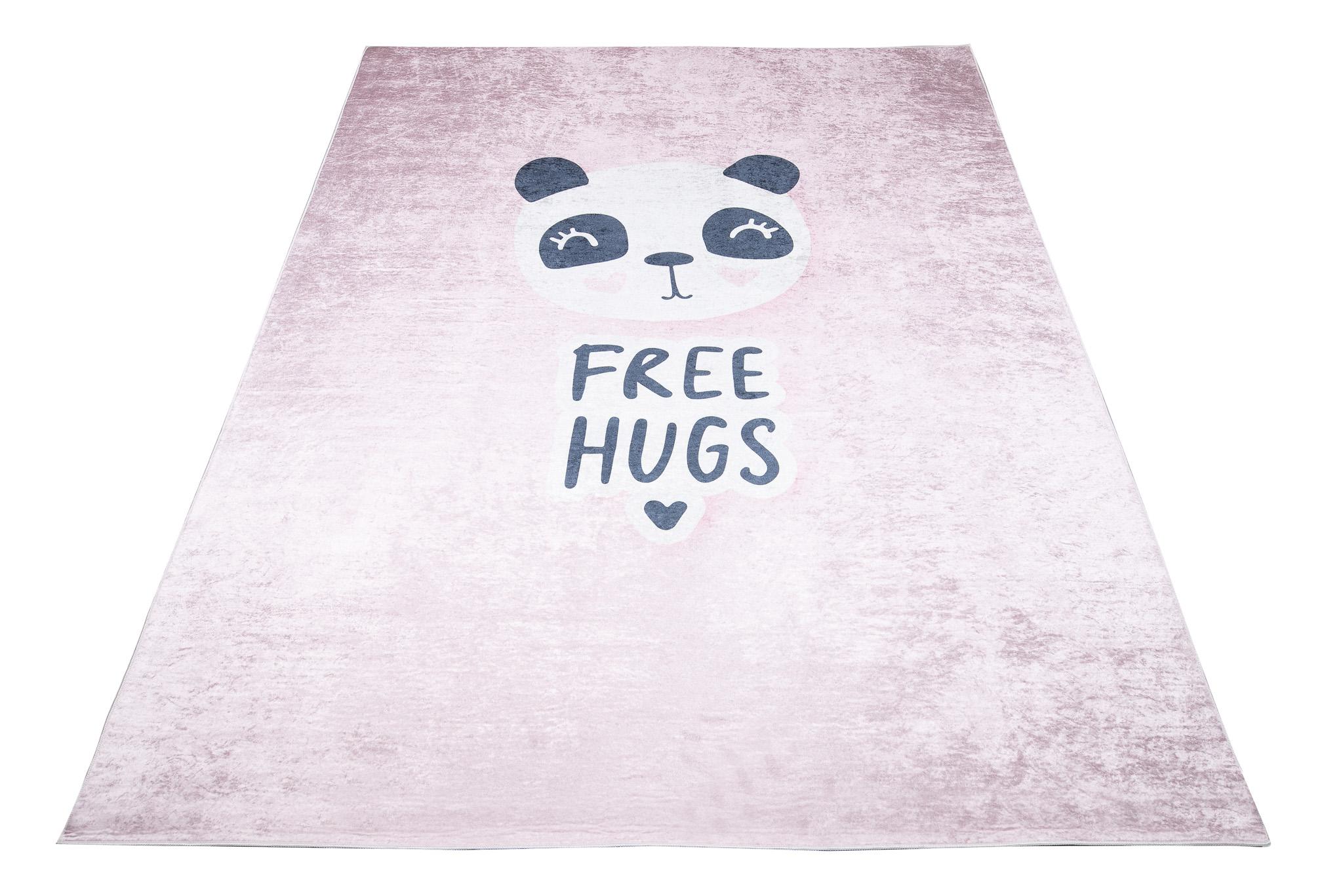 Alfombra Infantil Emma Rosa Panda Antideslizante