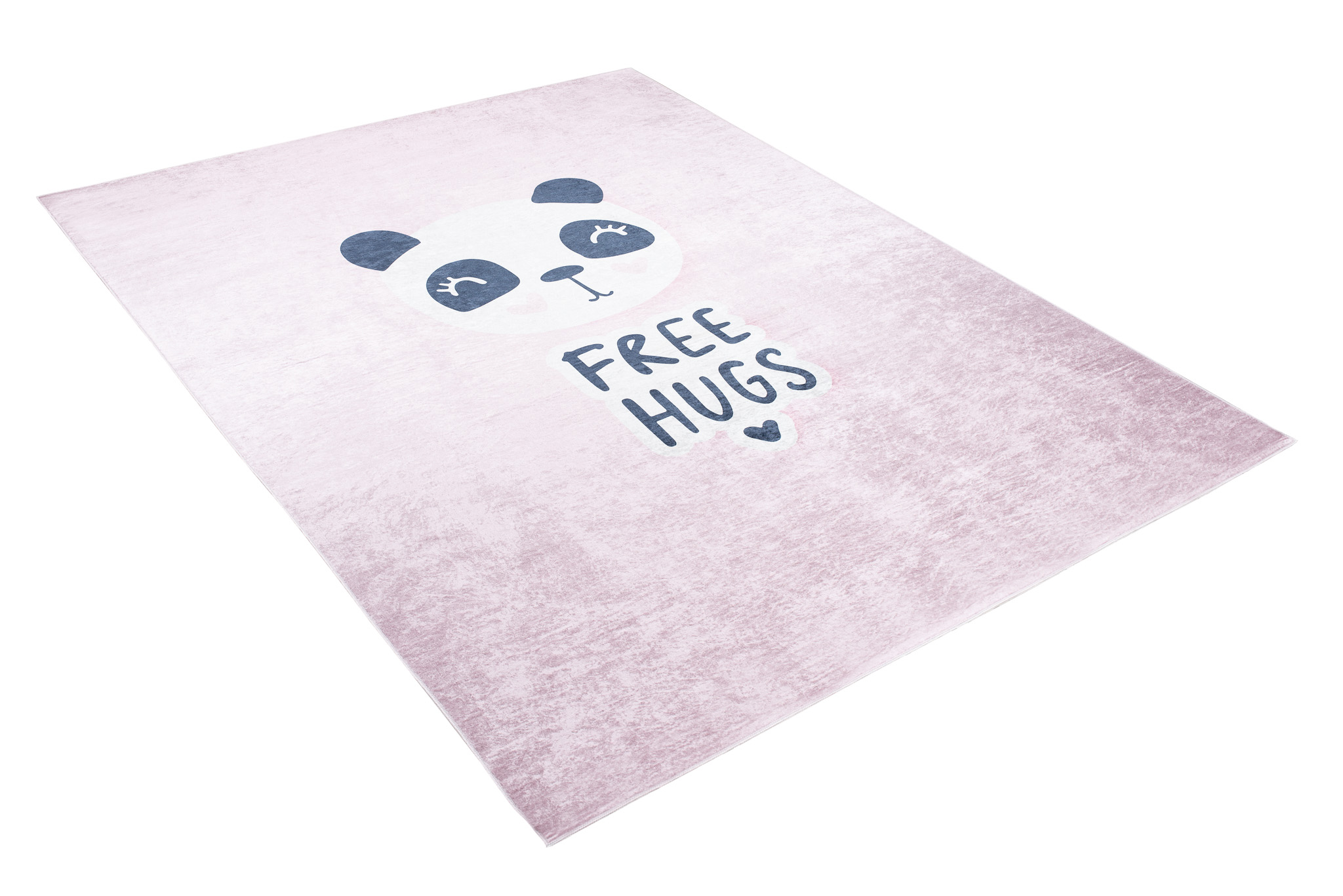 Alfombra Infantil Emma Rosa Panda Antideslizante