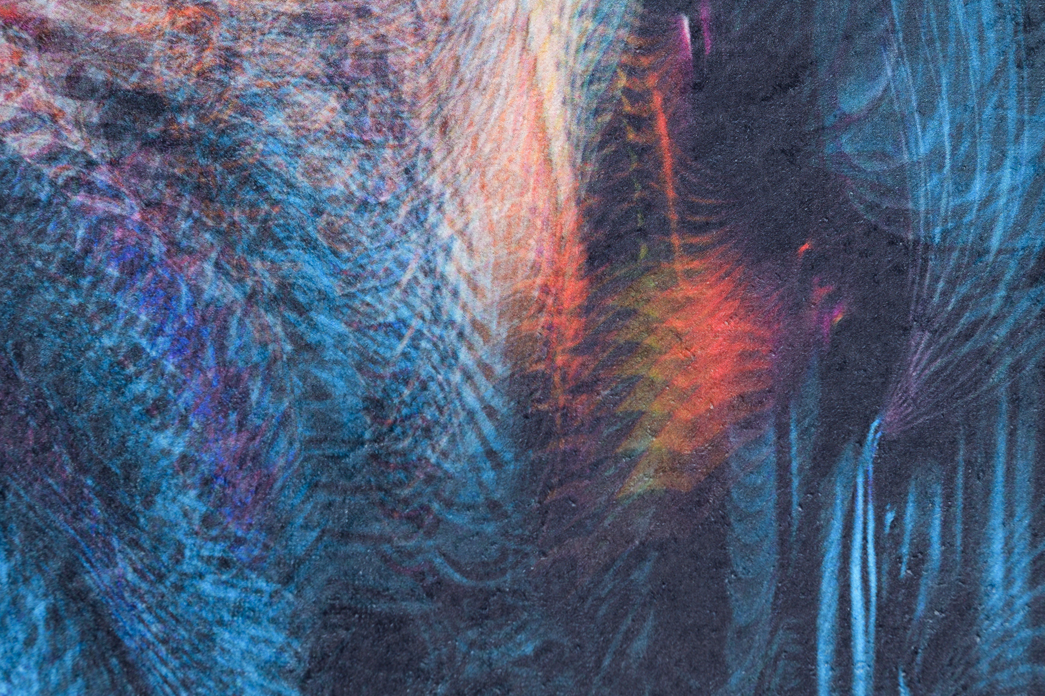 Alfombra Toscana Abstracta Multicolor Antideslizante