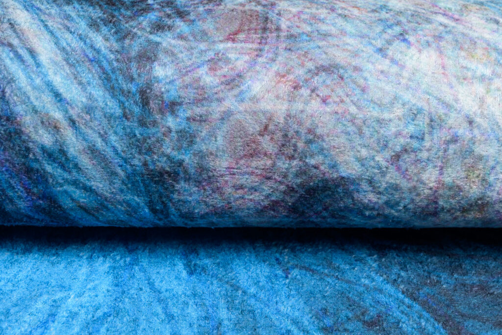 Alfombra Toscana Abstracta Multicolor Antideslizante