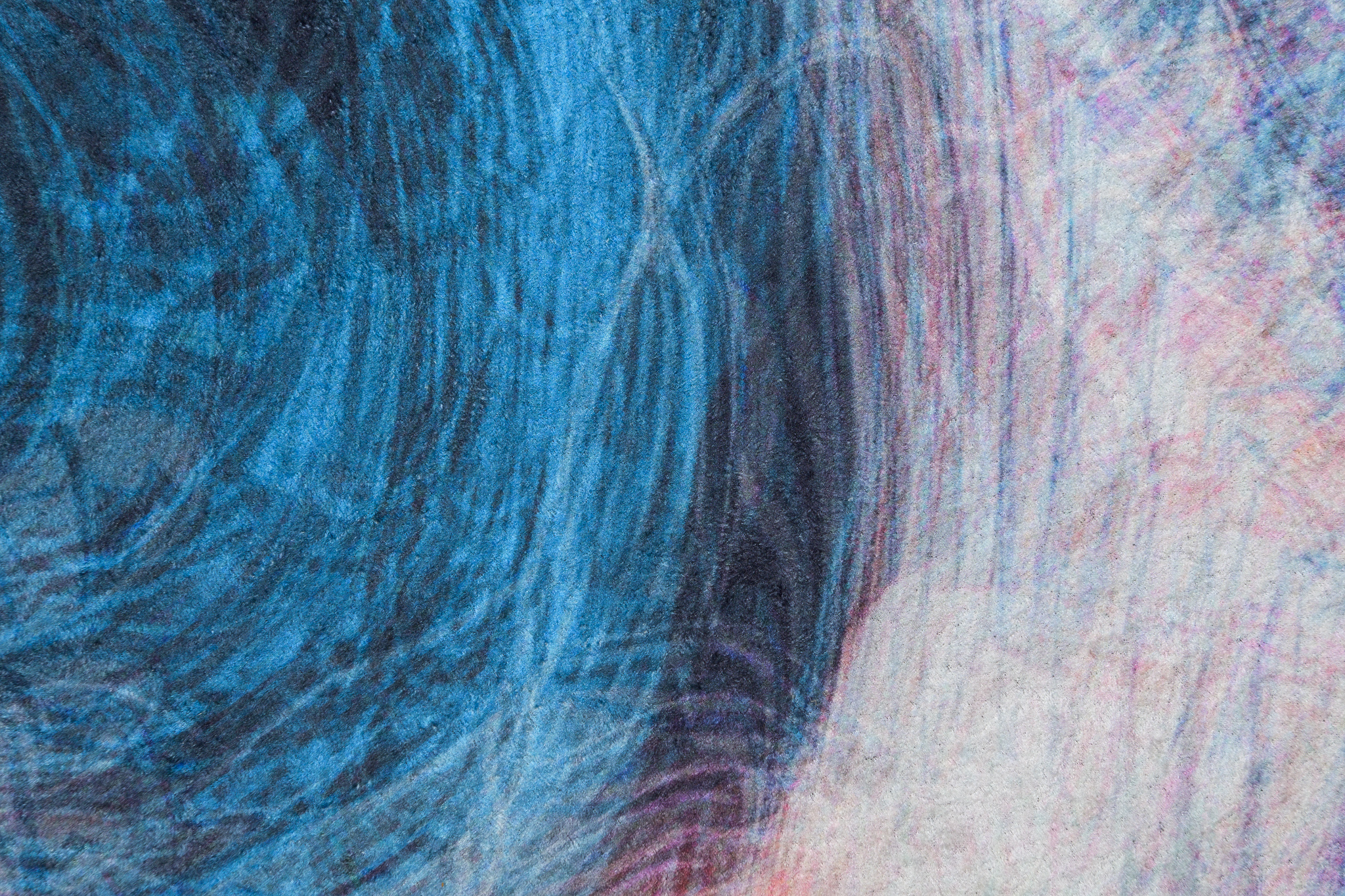 Alfombra Toscana Abstracta Neón Antideslizante