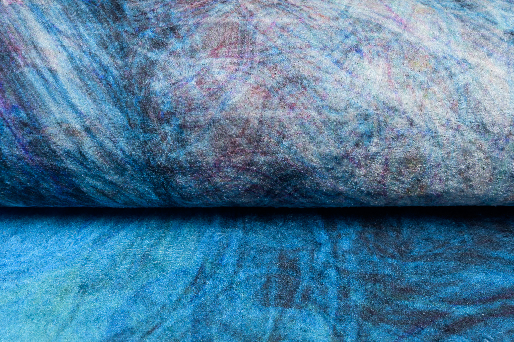 Alfombra Toscana Abstracta Neón Antideslizante