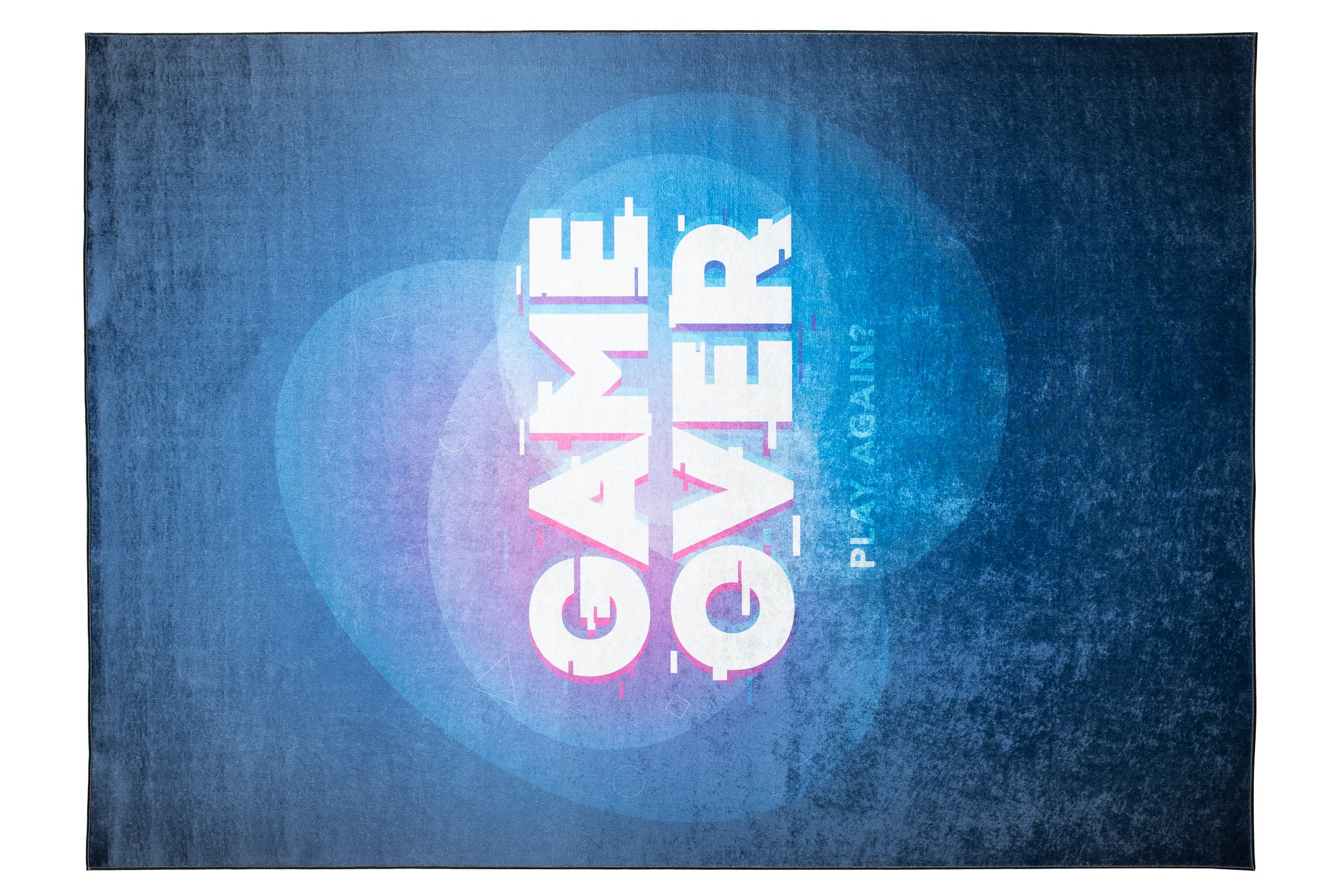 Alfombra Infantil Emma Lavable Antideslizante Azul Marino Game Over