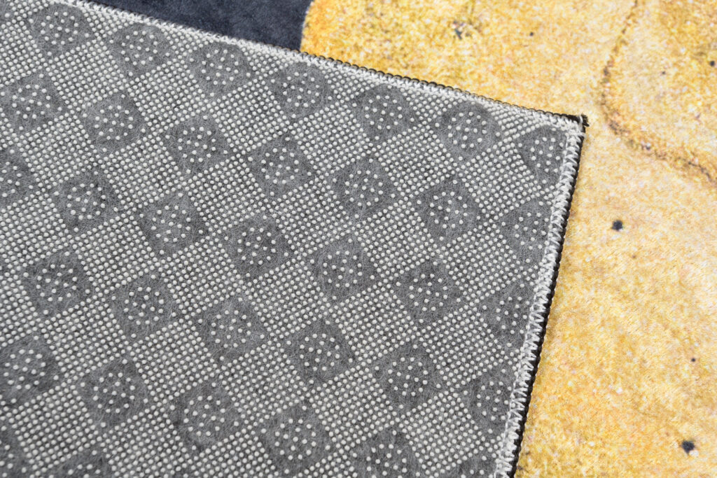 Alfombra Toscana Gris Dorado Ágata Antideslizante