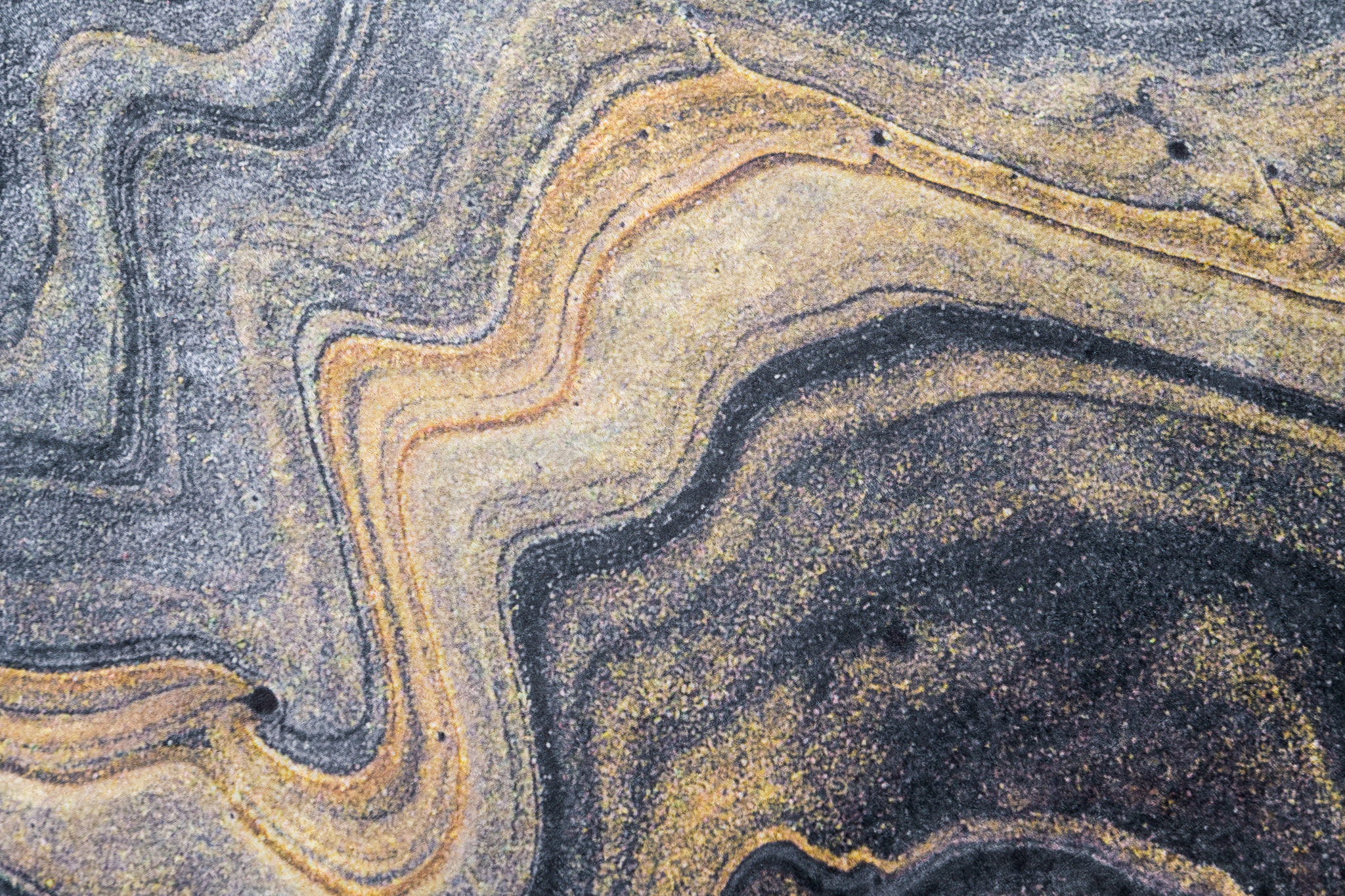 Alfombra Toscana Gris Dorado Ágata Antideslizante