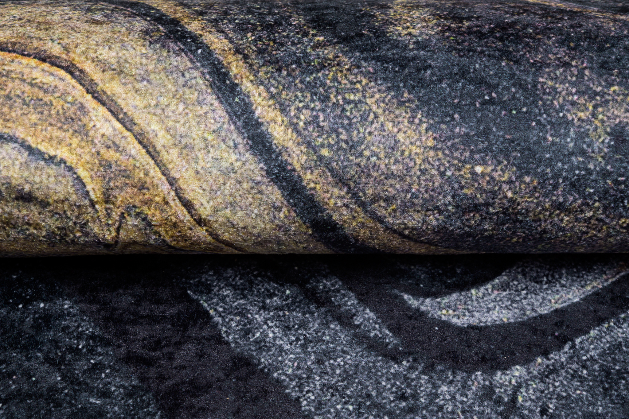 Alfombra Toscana Gris Dorado Ágata Antideslizante