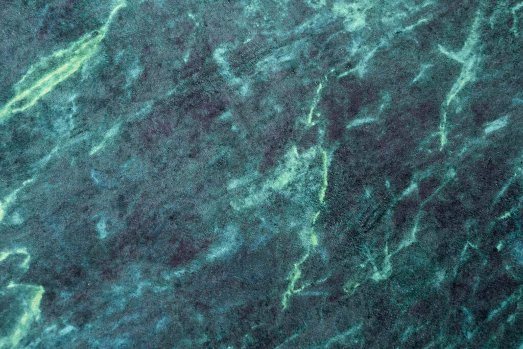 Alfombra Toscana Abstracta Verde Oscuro