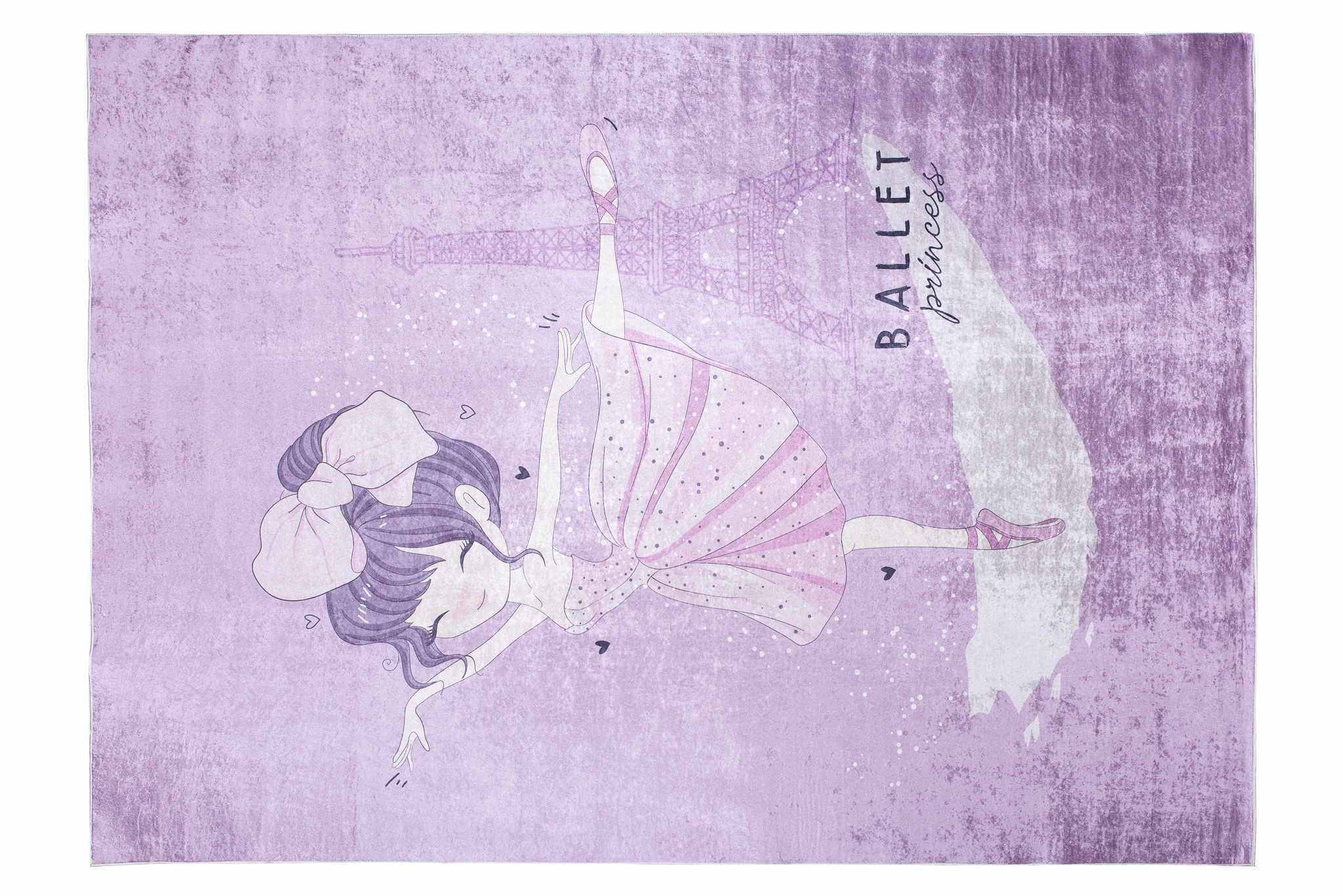 Alfombra Infantil Emma Lila Bailarina Antideslizante