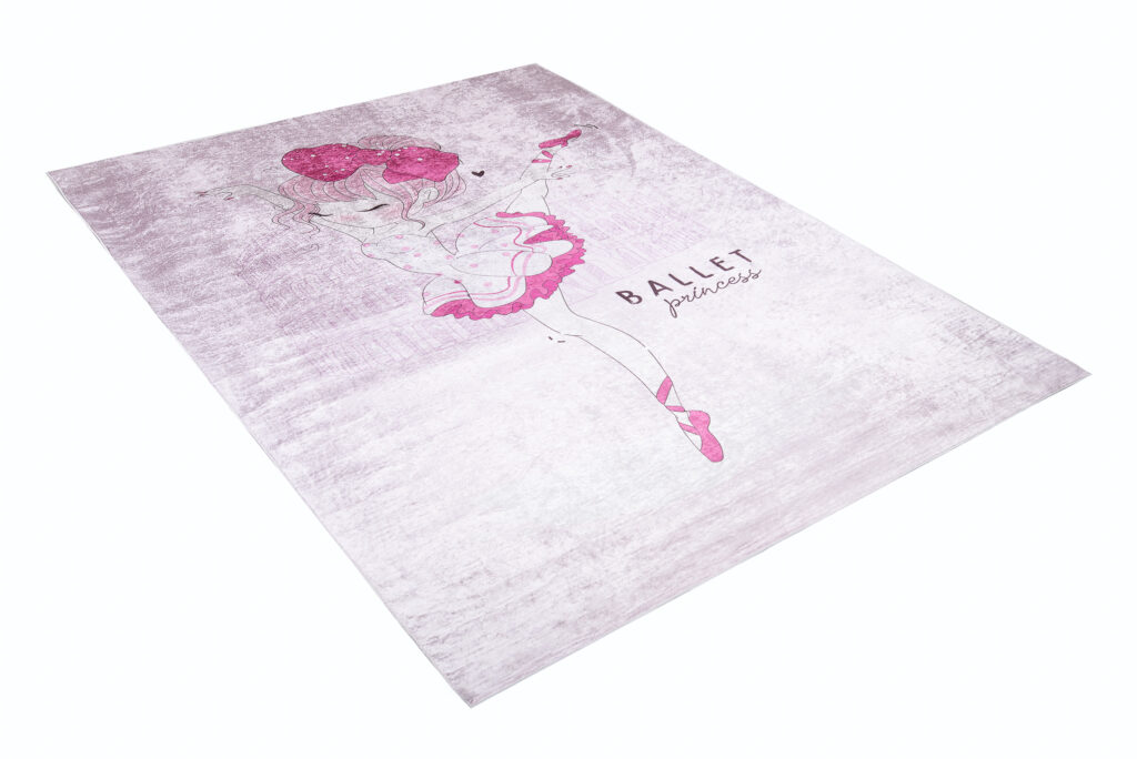 Alfombra Infantil Emma Rosa Niña Bailarina Antideslizante