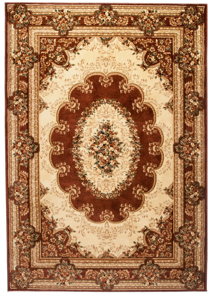 Alfombra Tradicional Yesemek Marrón Ornamental