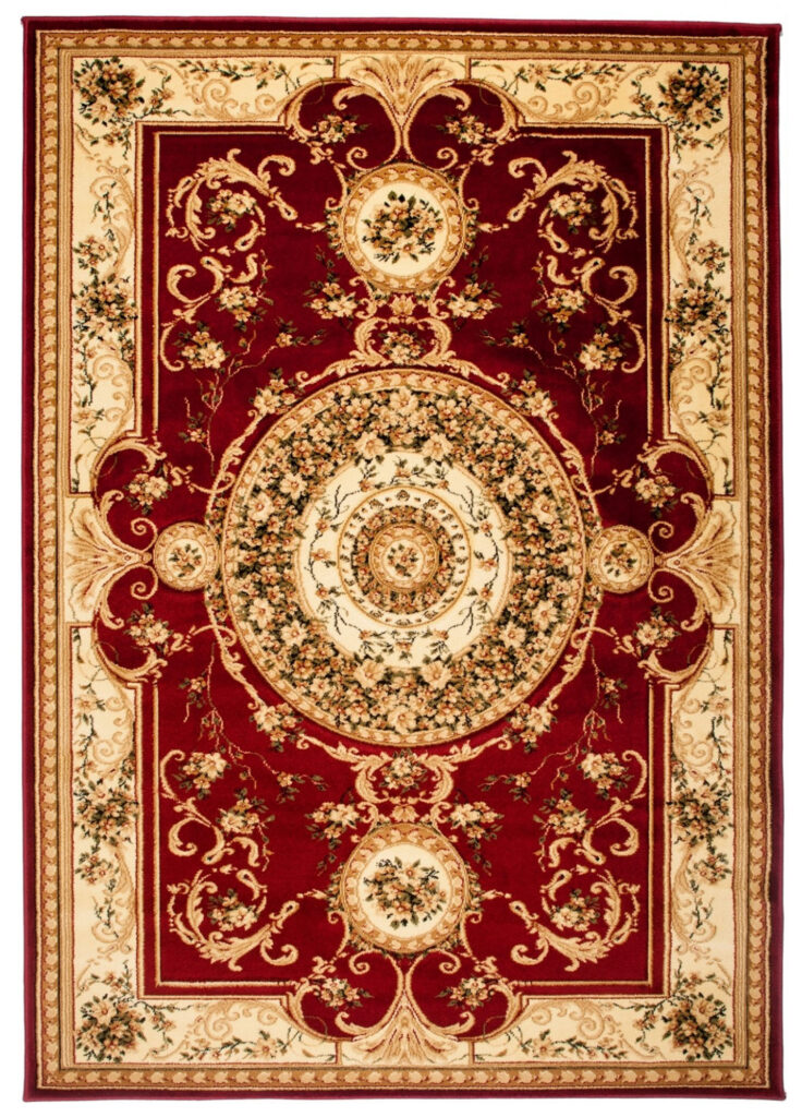 Alfombra Tradicional Yesemek Rojo Rosetón