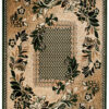 Alfombra Atlas Beige Verde Moderno Floral