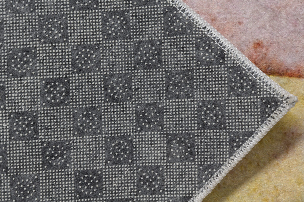 Alfombra Toscana Geométrica Cuadrados Pastel